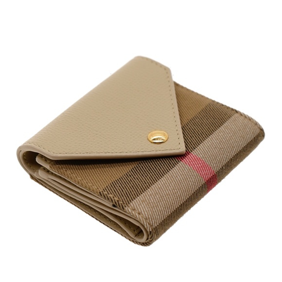 Burberry Lila Vintage Check Trifold Wallet New